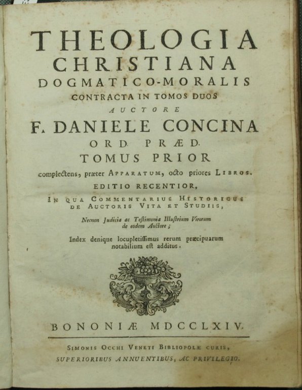 Theologia christiana dogmatico moralis