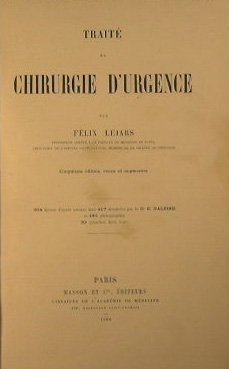 Traité de chirurgie d’urgence