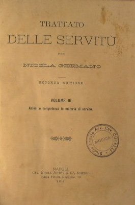 Trattato delle servitù