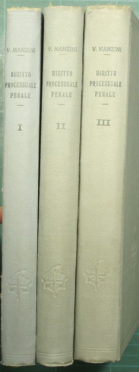 Trattato di diritto processuale penale italiano secondo il nuovo codice