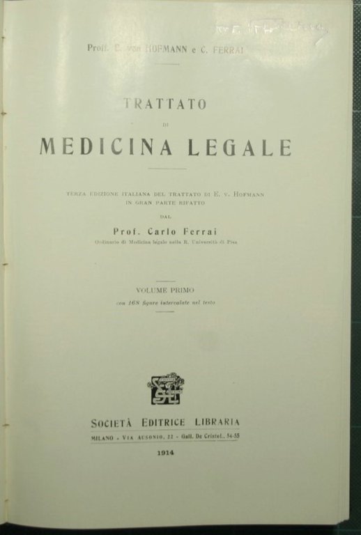 Trattato di medicina legale