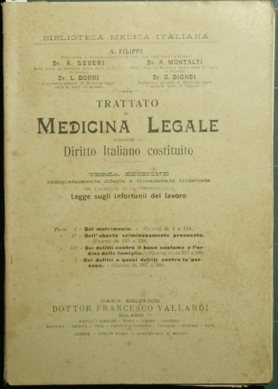 Trattato di medicina legale