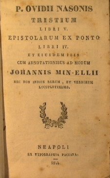 Tristium Libri V. Epistolarum ex ponto libri IV