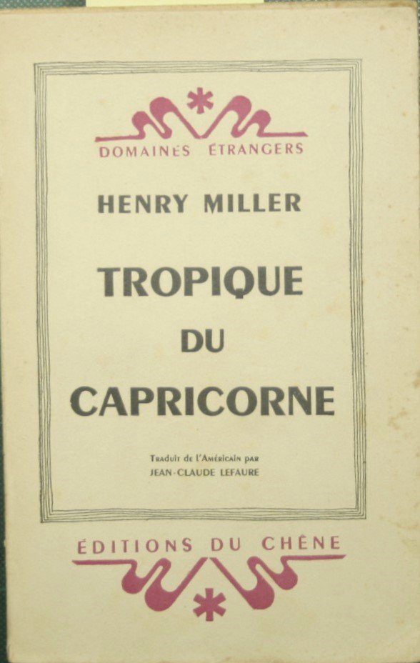 Tropique du capricorne