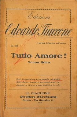 Tutto Amore ( scena lirica )