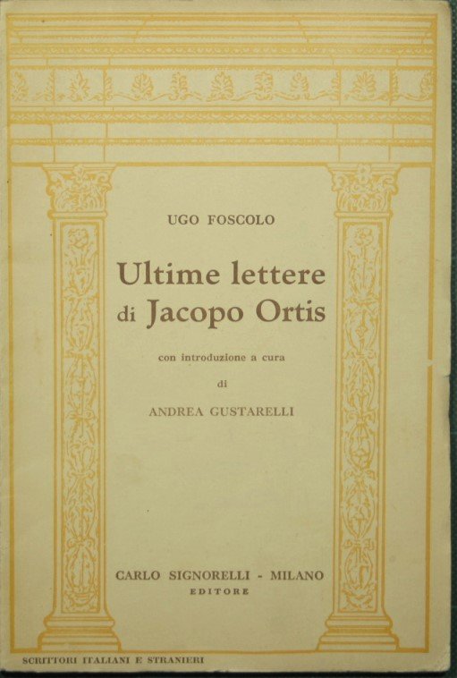 Ultime lettere di Jacopo Ortis