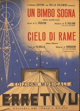 Un bimbo sogna ( slow moderato ) - Cielo di …