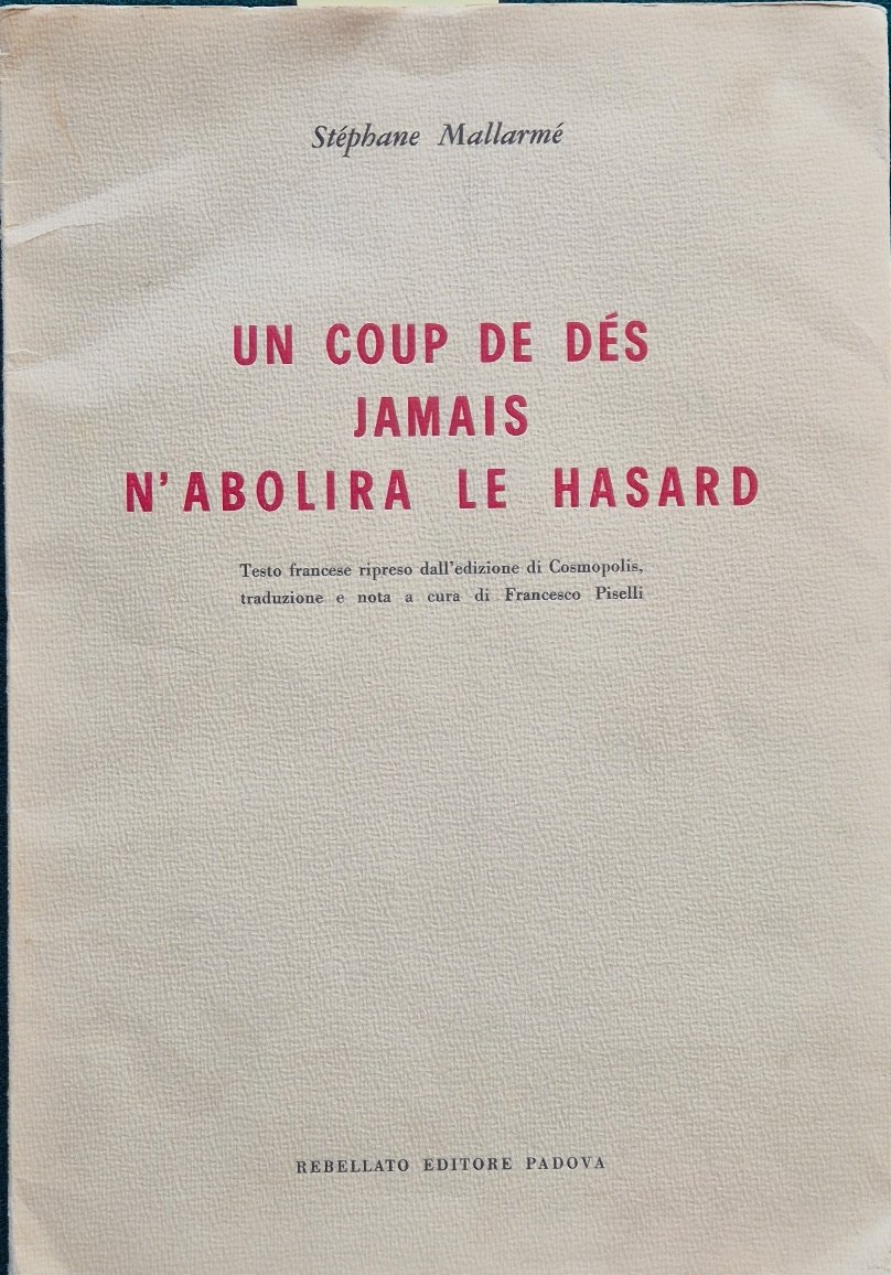Un coup de des jamais n'abolira le hasard | Immagine principale
