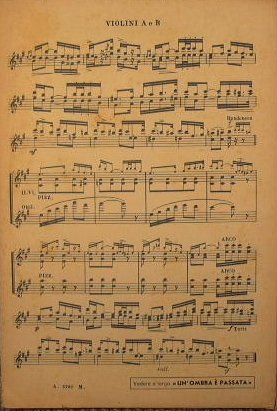 Un'Ombra è passata ( Ein schatten huschte vorbei ) ( …