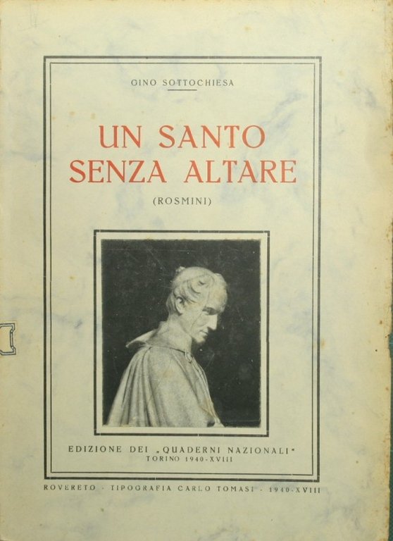 Un Santo senza altare