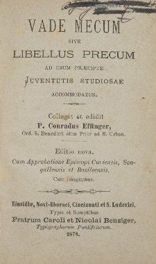 Vade mecum sive libellus precum