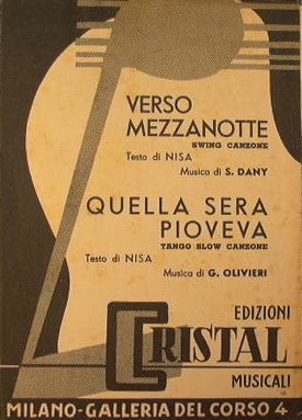 Verso mezzanotte ( swing canzone ) - Quella sera pioveva …