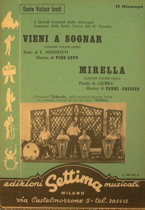 Vieni a sognar ( canzone valzer lento ) - Mirella …