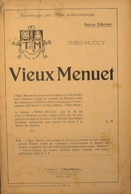 Vieux Menuet ( moderato )