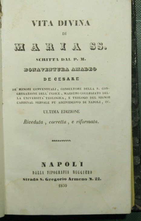 Vita divina di Maria SS. | Immagine Gallery 2