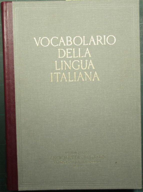 Vocabolario della lingua italiana