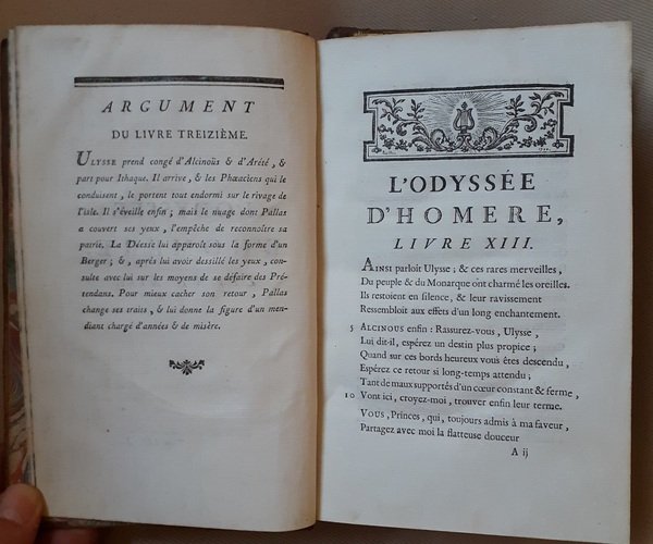 L'odyssée d'Homere, traduite en vers, avec des remarques, suivies d'une …