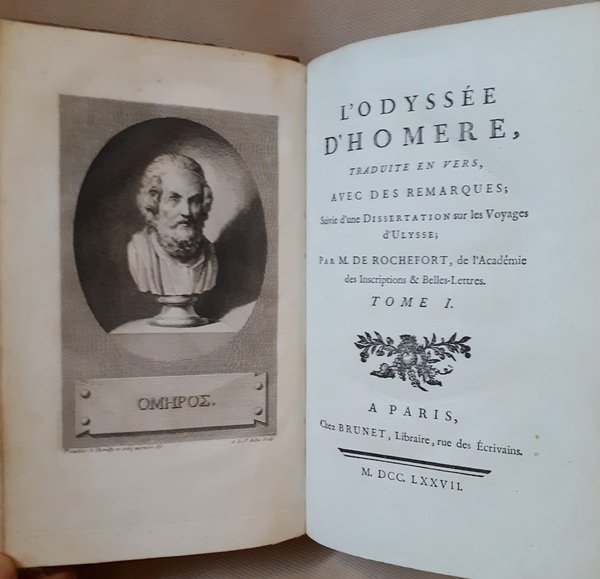 L'odyssée d'Homere, traduite en vers, avec des remarques, suivies d'une …