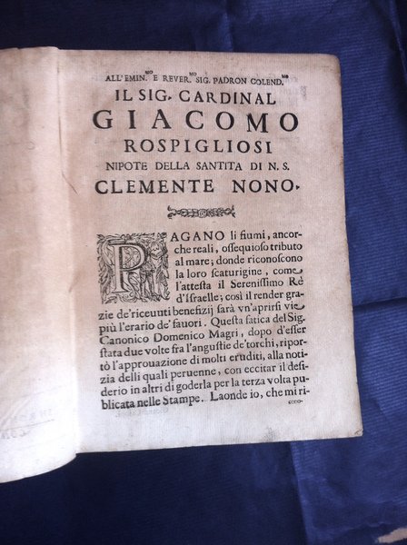 Notizia de’ vocaboli ecclesiastici con la dichiaratione delle cerimonie e …