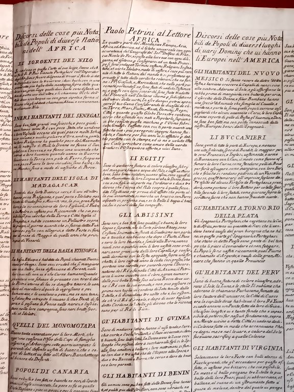Discorsi delle cose più notabili de Popoli di diverse nationi …