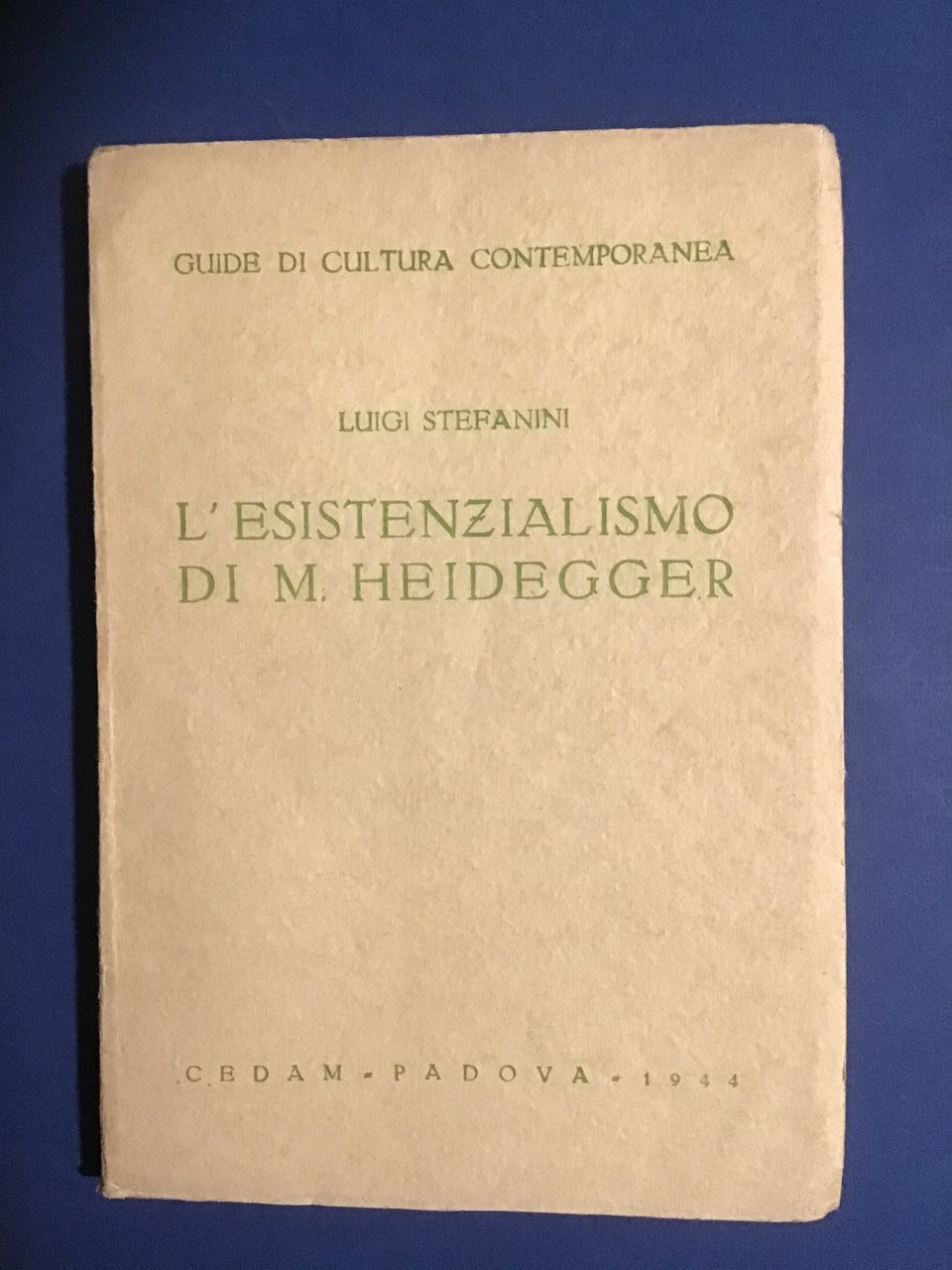 L'ESISTENZIALISMO DI M. HEIDEGGER