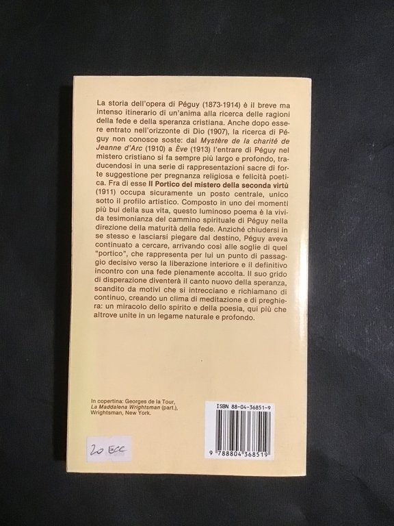 IL PORTICO DEL MISTERO DELLA SECONDA VIRTU'