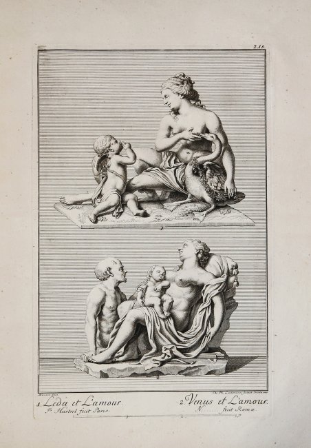 1. Leda et L'amour., 2. Venut et L'amour