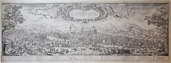 Veduta della città di Firenze dal muricciolo del prato de’ …