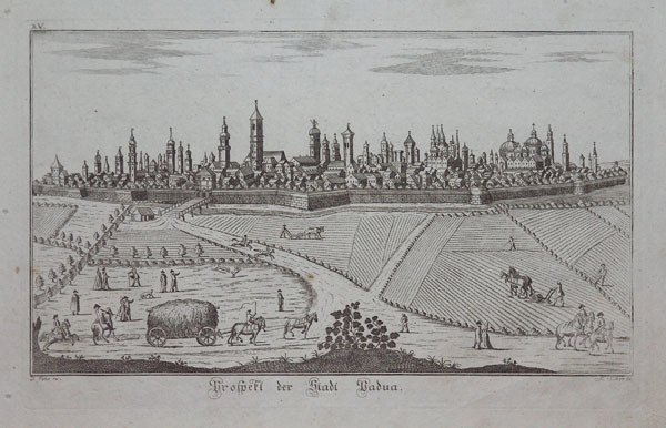 Prospekt der Stadt Padua