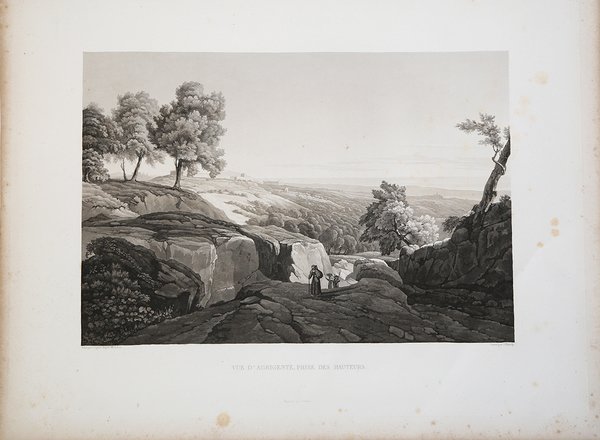 Vue d’Agrigente prise des hauteurs