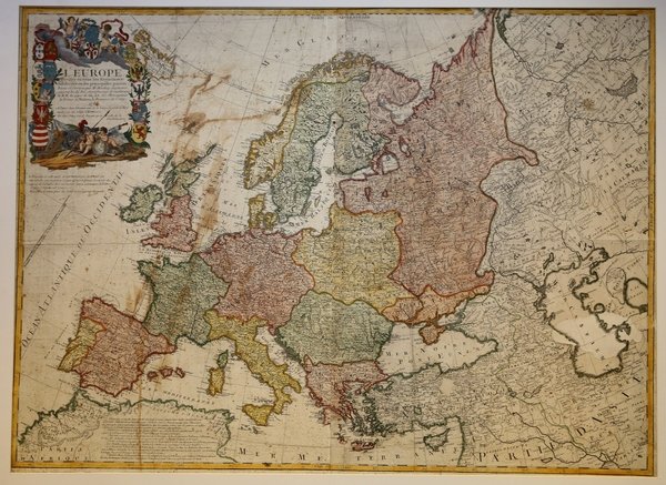 L' Europe Divisee En Tous Ses Royaumes Et Subdivisee En …