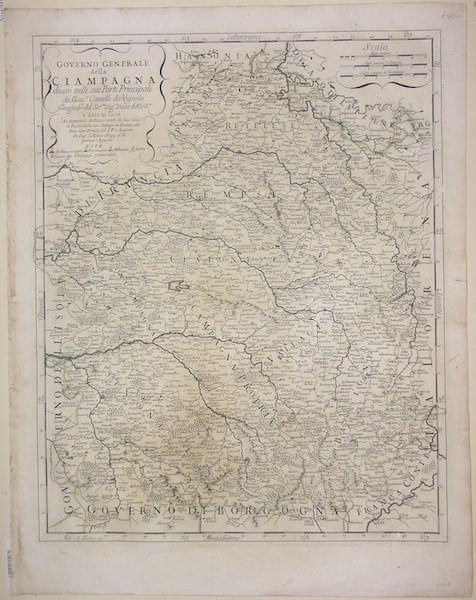 Governo Generale della Ciampagna diviso nelle sue Parti Principali