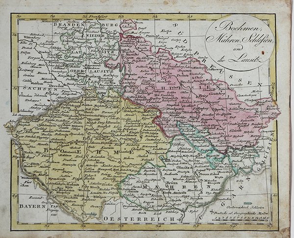 Boehmen Mahren, Schlefien, und die Lausitz