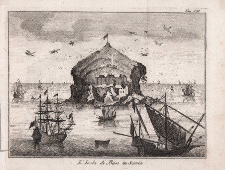 L'Isola di Bass in Scozia