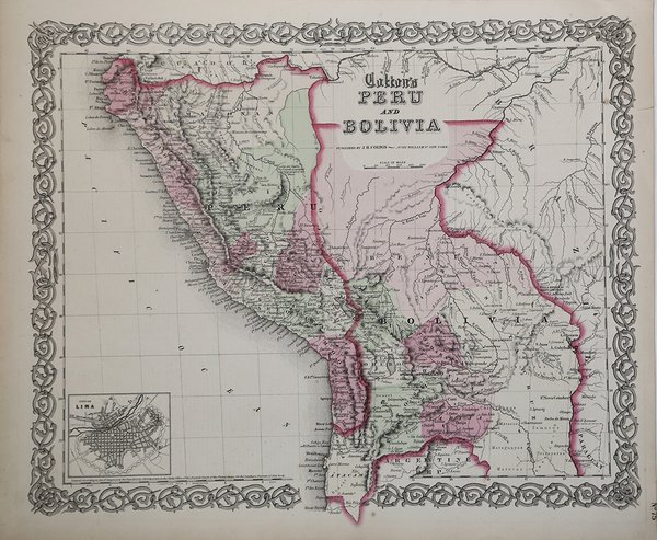 Colton's Peru and Bolivia