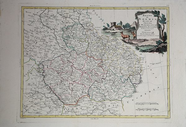 Regno di Boemia Ducato di Silesia, e Marchesati di Moravia …