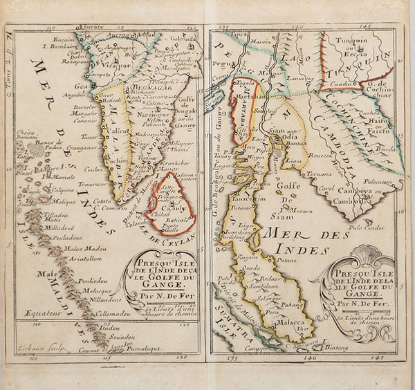 Presque l'Isle de l'Inde deca le Golfe du Gange/Presqu' Isle …