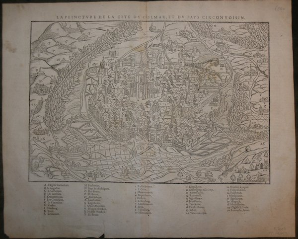 La peincture de la Cite de Colmar et du pays …