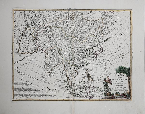 L'Asia divisa ne suoi principali Stati di nuova proiezione