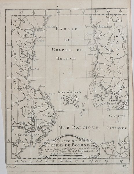 Carte du Golphe de Bothnie