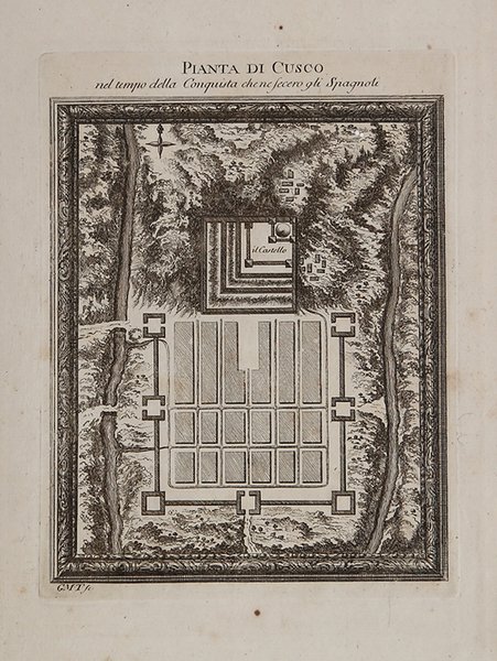 Pianta di Cusco nel tempo della Conquista che ne fecero …