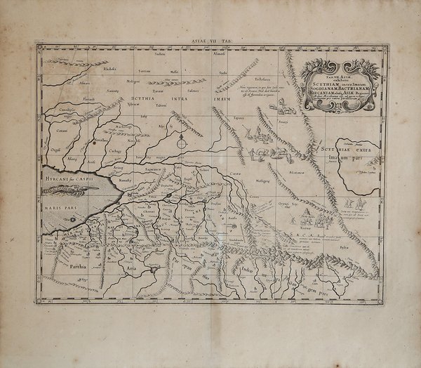 Tab. VII. Asiae exhibens Scythiam, in tra Imaum, Sogdianam, Bactrianam, … | Immagine principale