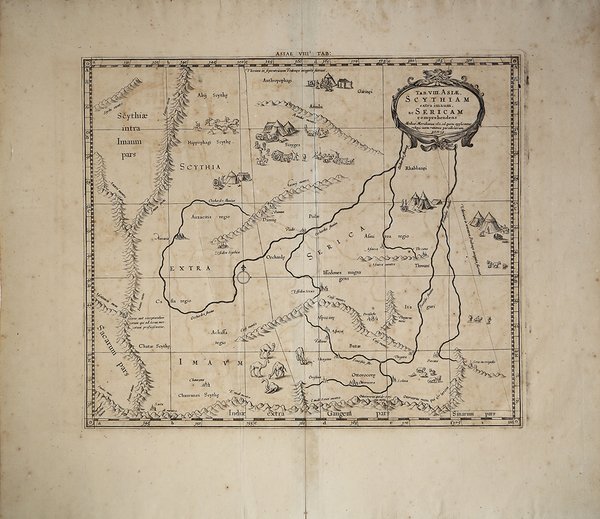 Tab. VIII Asiae, Scythiam extra imaum ac Sericam comprehendens