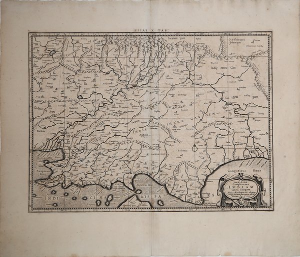 Tab. X Asiae, Complectens Indiam intra Gangem