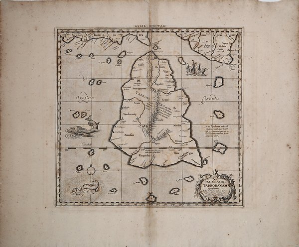Tab. XII Asiae, Taprobanam rapraesantans