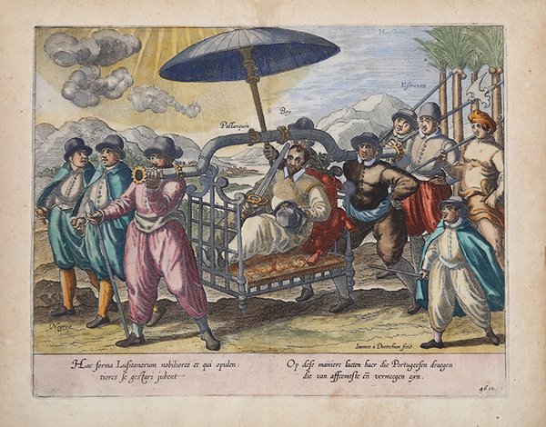 Hac forma Lusitanorum nobiliores et qui opulen tiores se gestari … | Immagine Gallery 1