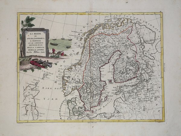 Li Regni di Svezia, Danimarca e Norvegia con le confinanti …
