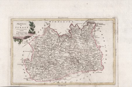 Provincia di Surrey di nuova proiezione