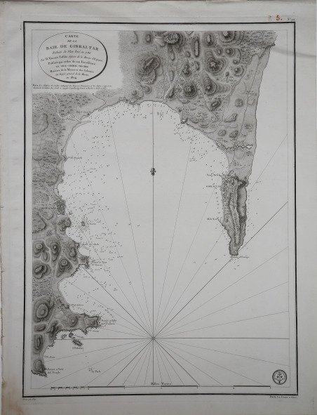 Carte de la Baie de Gibraltar