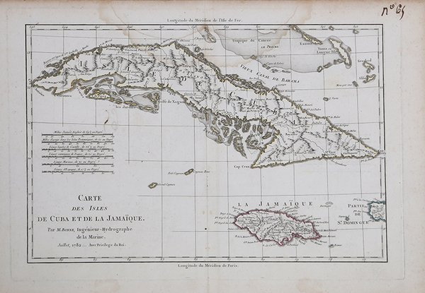 Carte des Isles de Cuba et de la Jamaica | Immagine principale